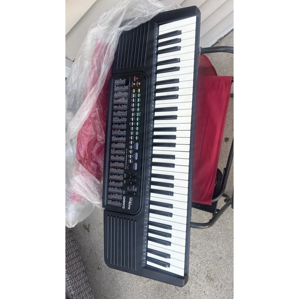 Casio CT-636 ToneBank 61-Key Electronic Keyboard - Vintage 80s Piano Nib New !